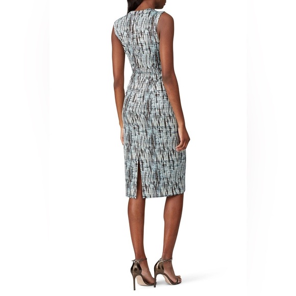 NEW Diane Von Furstenberg Anissa Sheath Midi Jacquard Business Dress Size 0 - Picture 6 of 16